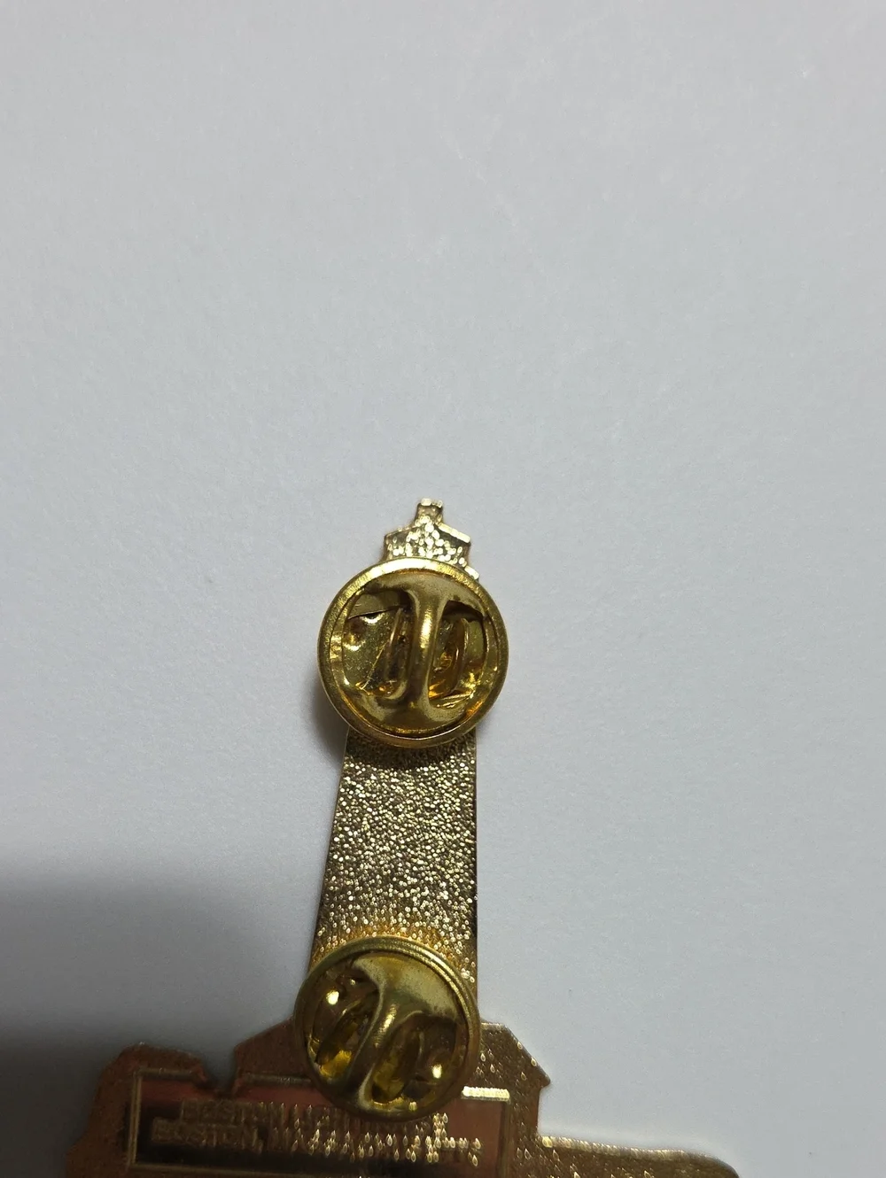 Vintage Boston Harbor Lighthouse Enamel Lapel Pin Little Brewster Island MA
